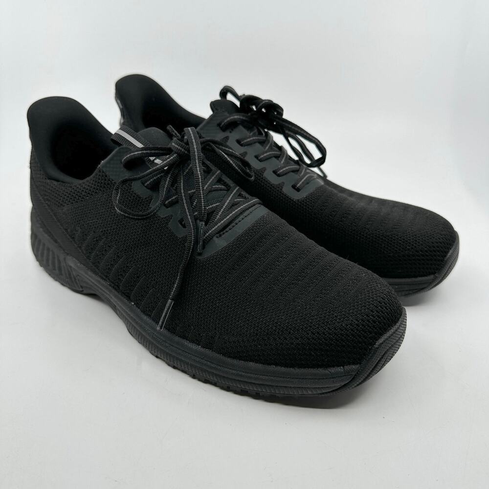 Orthofeet Shoes WMNS Black 10B Lace Up Walking Comfort Cushioned Sneaker Support - Picture 7 of 10